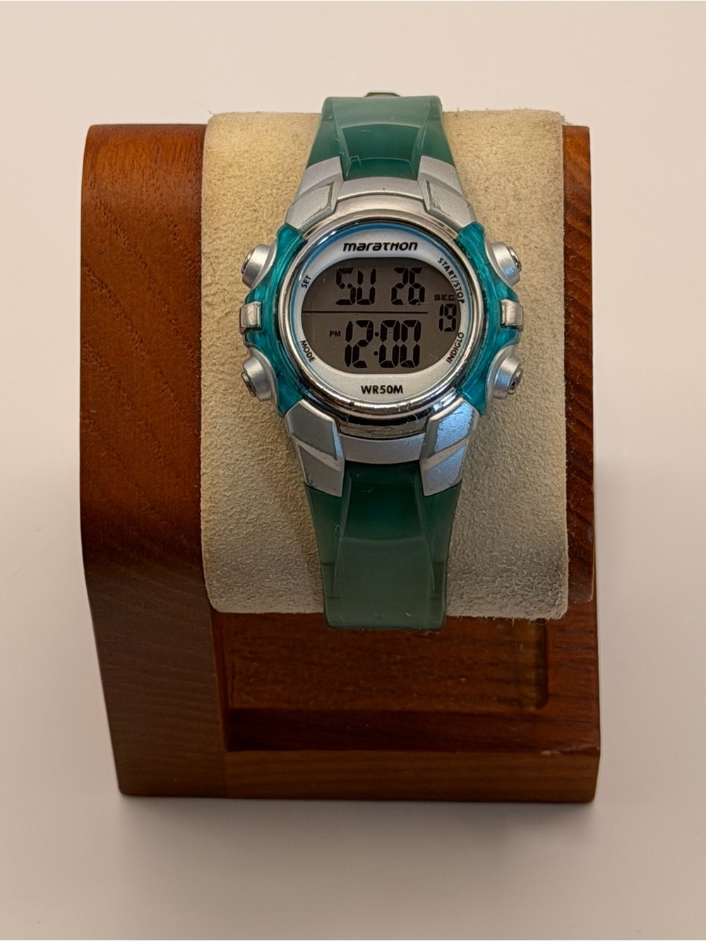 Vintage 2005 Marathon Jelly 34mm Women's Quartz Digital‎ Sport Watch Size 4-7.5